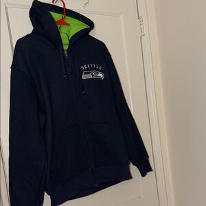NFL Seattle Navy Blue Hoodie SIZE L